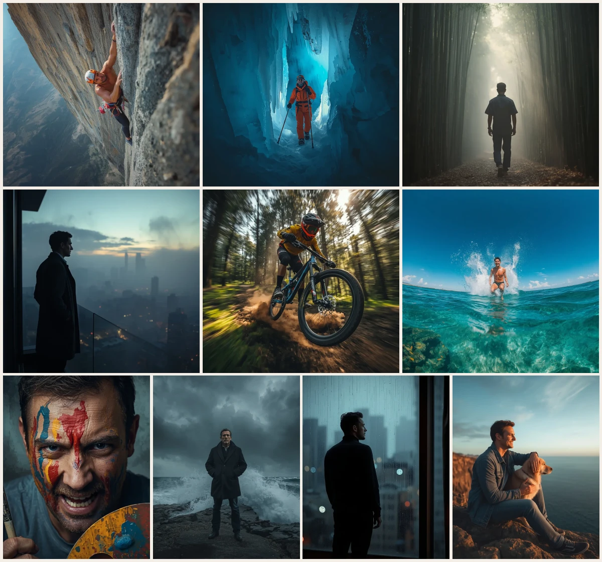 New 10 AI Prompts for Men's Casual Home Life and Cozy Lifestyle Photography – AI prompt collection