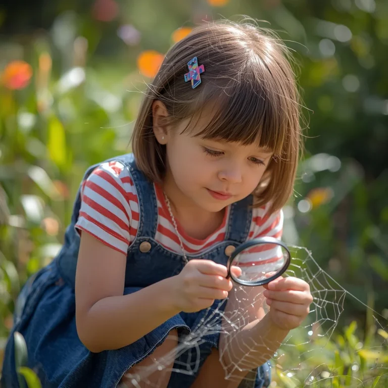 Little Scientist’s Discovery: A Cute Girl’s Outdoor Study | Cute Girl Around