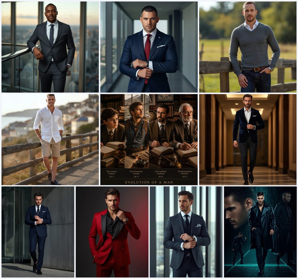 New 10 Profile Picture AI Prompts for Men’s Professional and Engaging Online Presence