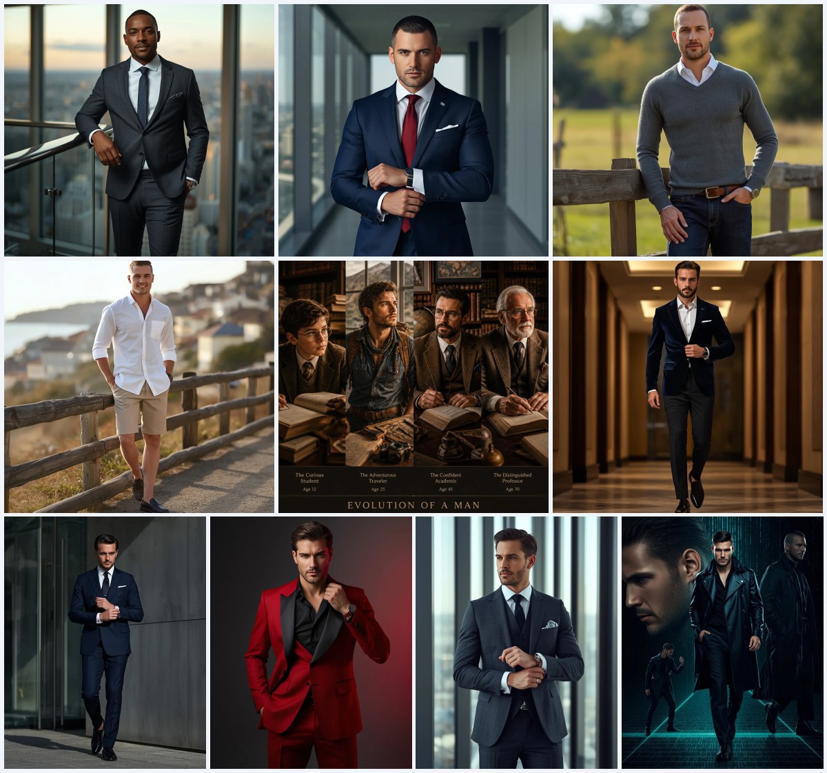 New 10 Profile Picture AI Prompts for Men’s Professional and Engaging Online Presence