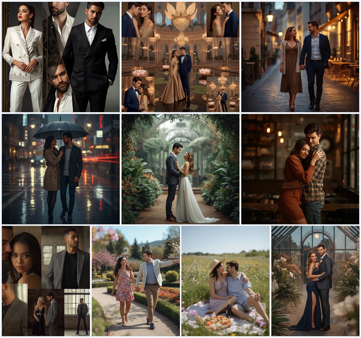 Top 10 Waterfall Couple AI Prompts for Natural Wonders with Mist and Rainbows